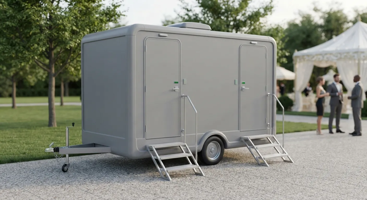 2 Stall Restroom Trailer in Warren, MI