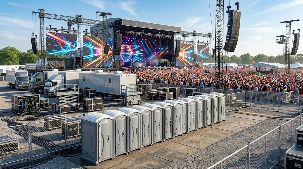 Concert Restroom Rental in Warren, MI