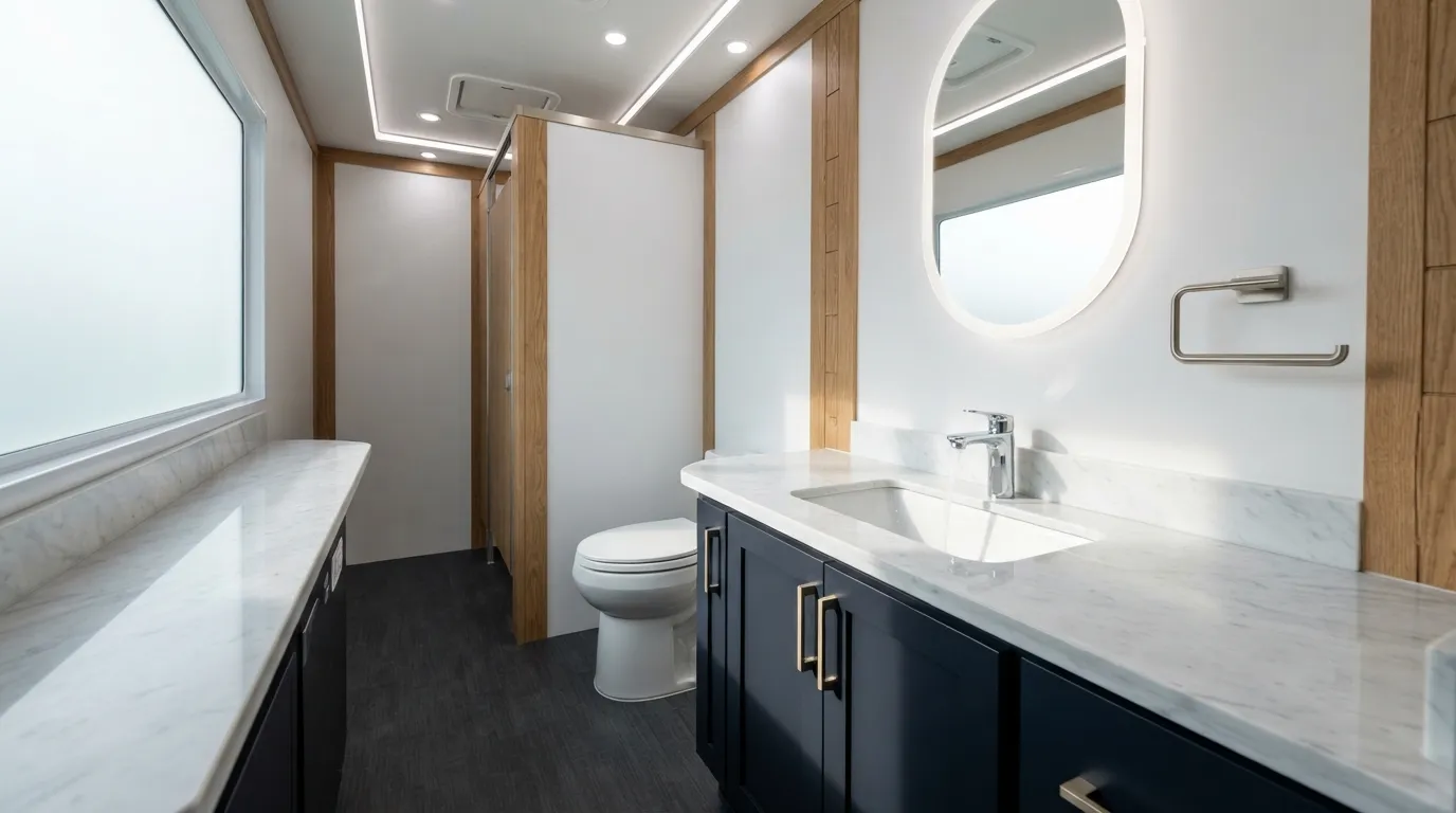 Luxury Restroom Trailer in Warren, MI