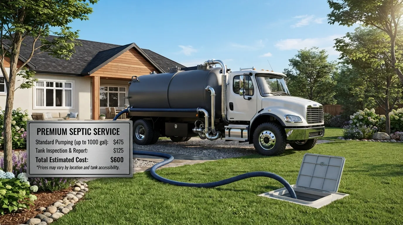 Septic Tank Pumping Cost in Warren, MI